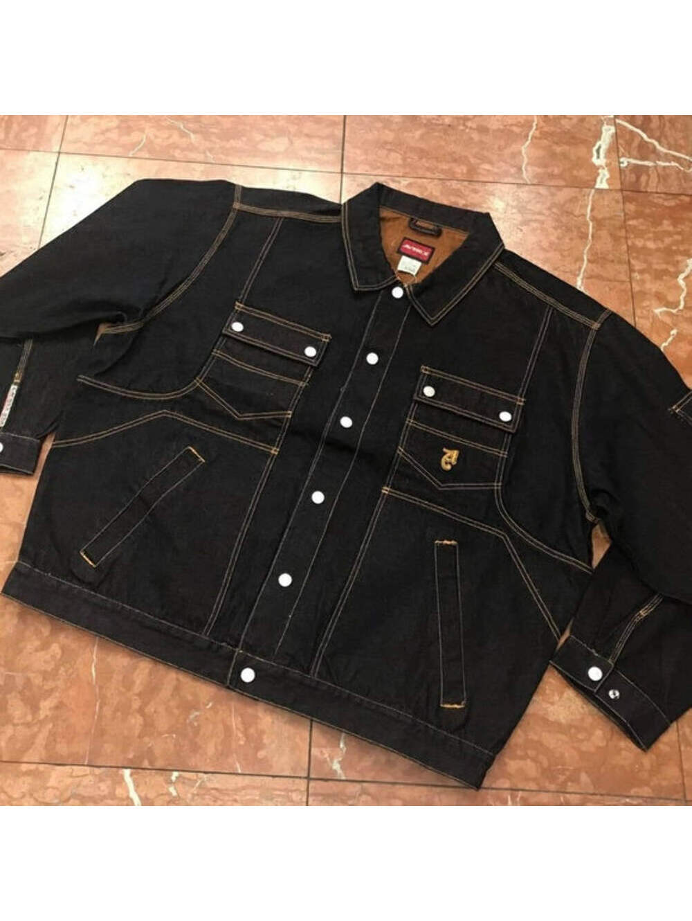Men's Avirex Blue | Pumpkin Denim Jacket NWT